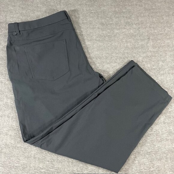 NWOT Lululemon ABC Classic Fit Trouser Warpstreme Black Men Size 40”W x 32”L - Picture 1 of 8